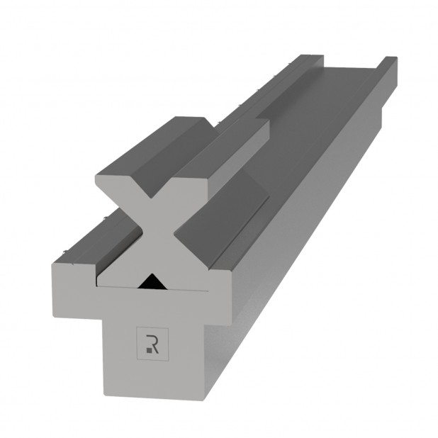 Matrizenadapter Material= C45. Max. Presskraft=1000kN/m. Ideal für Matrizen mit 60 mm Basis auf 55mm Abkantba