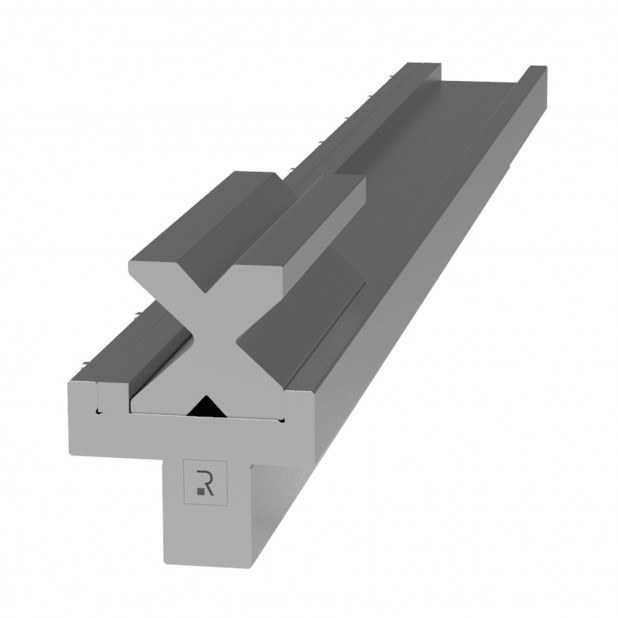 Matrizenadapter Material= C45. Max. Presskraft=1000kN/m. Ideal für Matrizen mit 60 mm Basis auf 35mm Abkantba