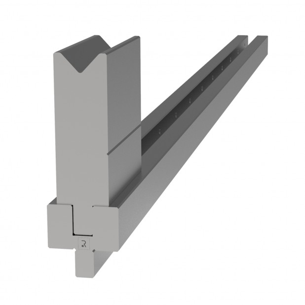 Matrizenadapter Material= C45. Max. Presskraft=1000kN/m. Ideal für Matrizen mit 13.2 mm Aufnahme mit  12.7 mm