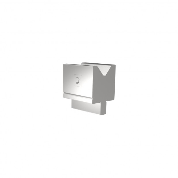 Matrize R2 mit Arbeitshöhe=55mm, α=85°, Radius=3mm, Material=42Cr, Max. Presskraft=1200kN/m.