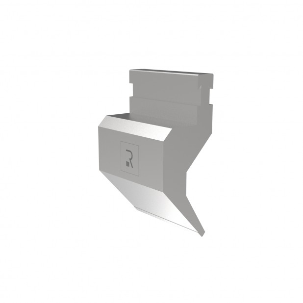 Oberwerkzeug R3 R mit Arbeitshöhe=116mm, α=85°, Radius=1,5mm, Material=42cr, Max. Presskraft=500kN/m.