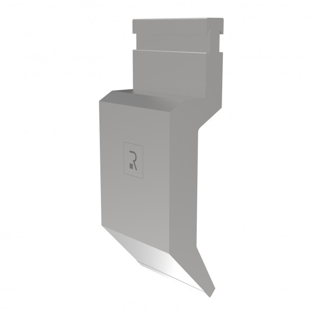 Oberwerkzeug R3 RF mit Arbeitshöhe=190mm, α=85°, Radius=1,5mm, Material=42cr, Max. Presskraft=1000kN/m.