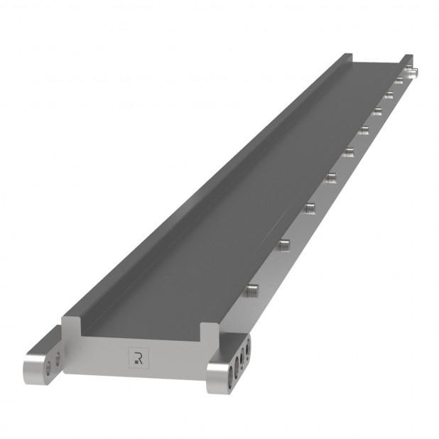 Matrizenadapterschiene Material= C45. Max. Presskraft=1000kN/m. Ideal für Matrizen mit 60 mm Basis auf 80mm A