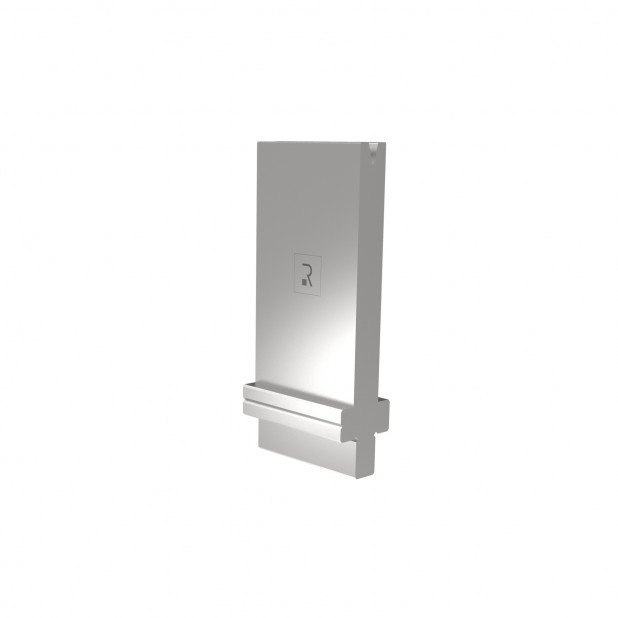 Matrize R4 mit Arbeitshöhe=13mm, α=30°, Radius=0.8mm, Material=42Cr, Max. Presskraft=200kN/m.