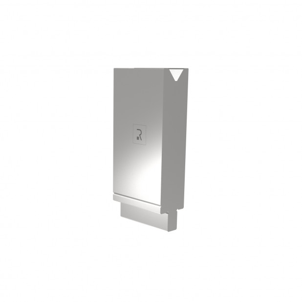 Matrize R4 mit Arbeitshöhe=130mm, α=78°, Radius=3mm, Material=42Cr, Max. Presskraft=1000kN/m.