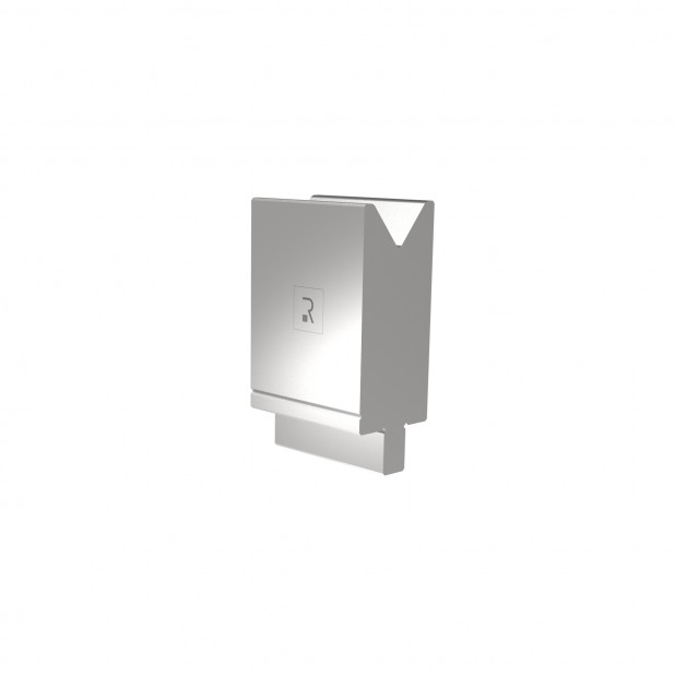 Matrize R4 mit Arbeitshöhe=90mm, α=78°, Radius=3mm, Material=42Cr, Max. Presskraft=1100kN/m.