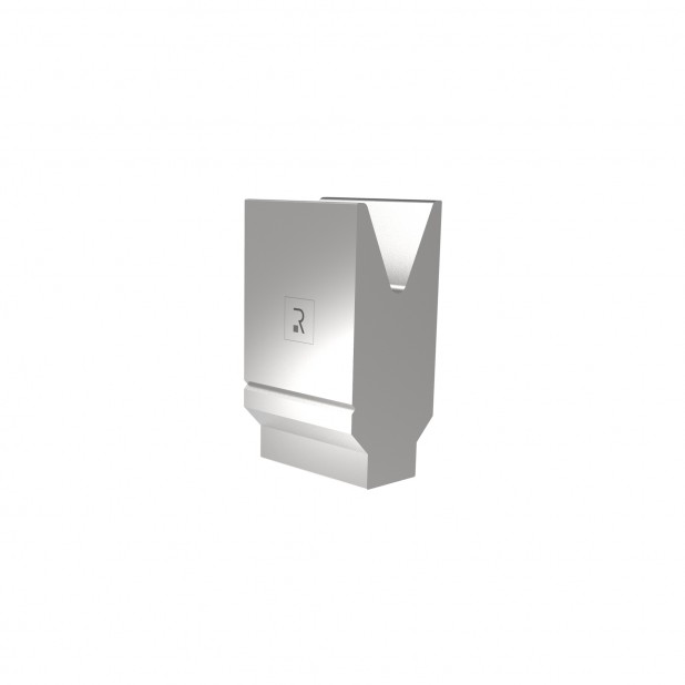 Matrize R7 Colly mit Höhe=115mm, α=50°, Radius=4mm, Material=c45, Max. Presskraft=400kN/m.