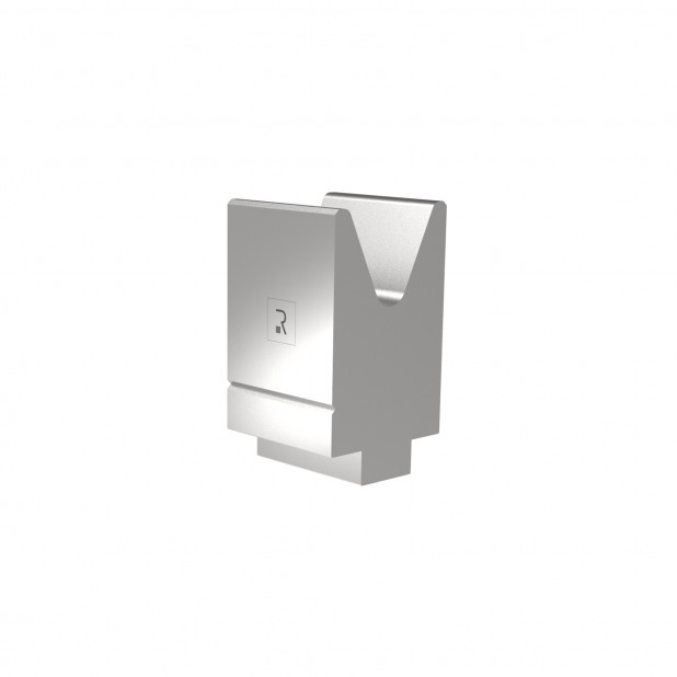 Matrize R7 Colly mit Höhe=115mm, α=50°, Radius=2mm, Material=c45, Max. Presskraft=600kN/m.