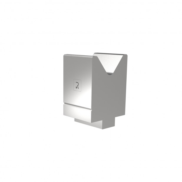 Matrize R7 Colly mit Höhe=115mm, α=80°, Radius=4mm, Material=c45, Max. Presskraft=1200kN/m.