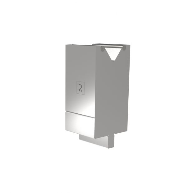 Matrize mit Einlaufwellen H=130 mm. V min.=20 mm und V max.=120 mm.