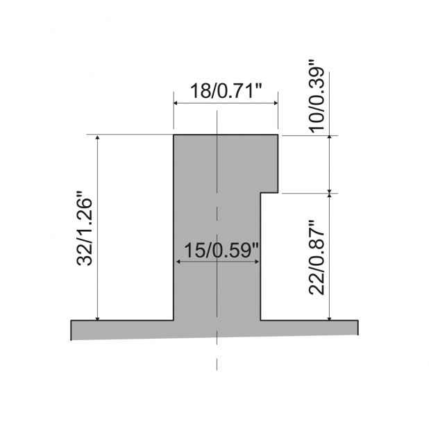 Hydraulisches Klemmsystem für Oberwerkzeuge Typ R3-R7-R8-R10-RX hergestellt aus C45 und 42CrMo4, Länge 500mm