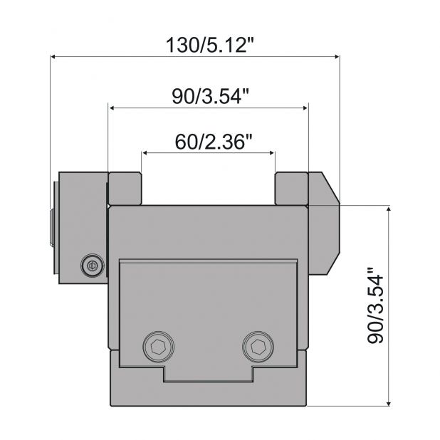 Manueller Bombierungstisch in C45 gehärtet und geschliffen geeignet für Matrizen Typ R1, hydraulische oder p