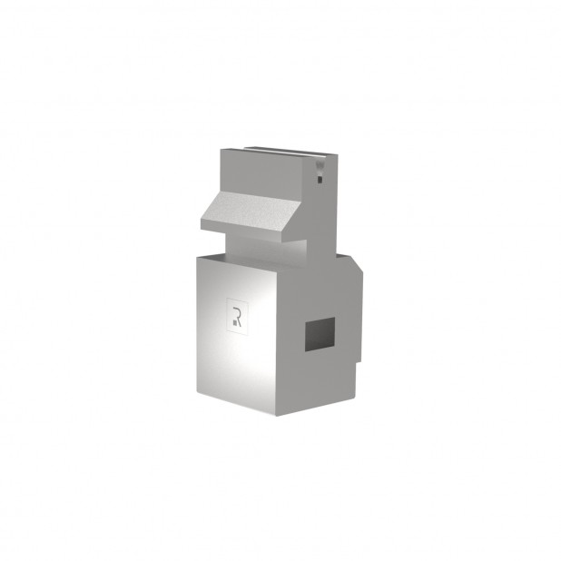 Pneumatische Zudrückmatrize R1 mit Arbeitshöhe=110mm, α=30°, Radius=1,5mm, Material=42Cr, Max. Presskraft=