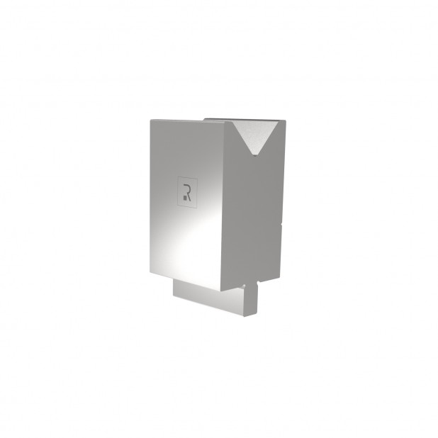 Matrize R2 mit Arbeitshöhe=100mm, α=86°, Radius=3mm, Material=42Cr, Max. Presskraft=1200kN/m.