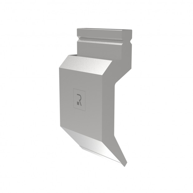 Oberwerkzeug R2 mit Arbeitshöhe=159,5mm, α=86°, Radius=1mm, Material=42Cr, Max. Presskraft=500kN/m.