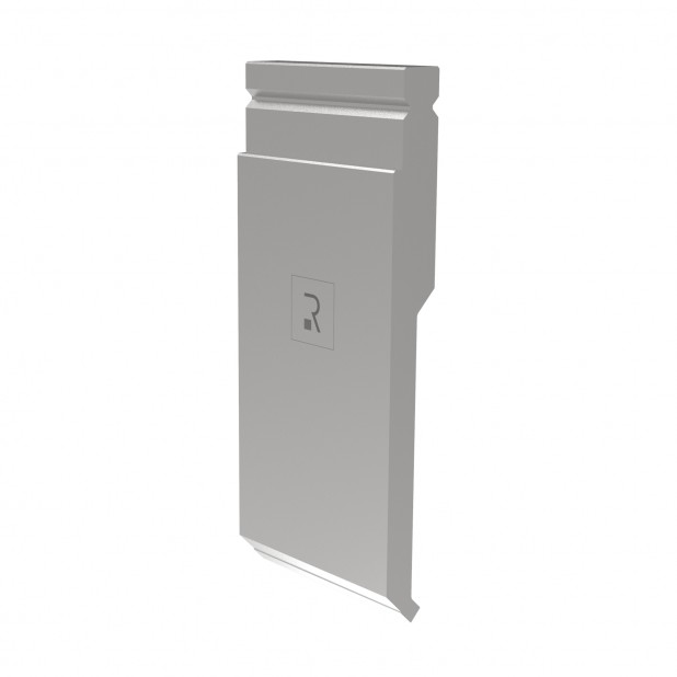 Oberwerkzeug R2 mit Arbeitshöhe=197mm, α=90°, Radius=0,6mm, Material=42Cr, Max. Presskraft=600kN/m.